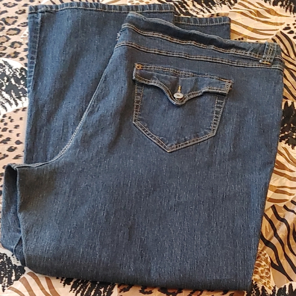 Penningtons Blue Straight Jeans Sz 28